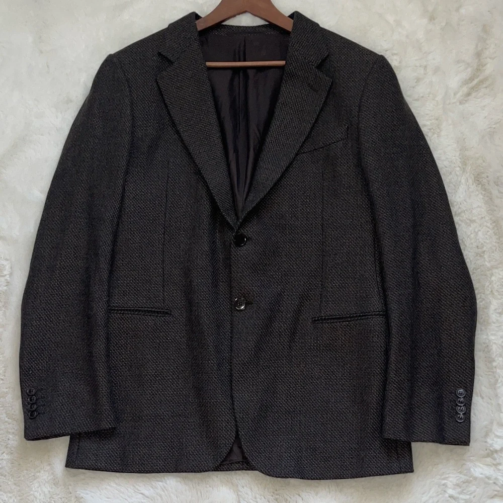 Armani Collezioni Charcoal Gray Blazer